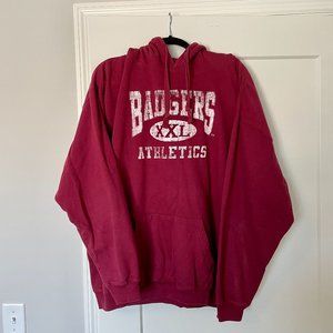 Men's Wisconsin Badgers red sweatshirt hoodie size XXL